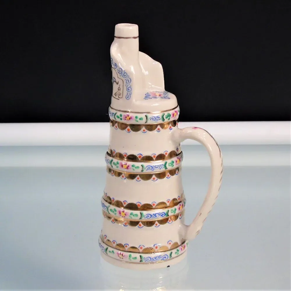 Vintage Sipping Cup Oriental Asian Design